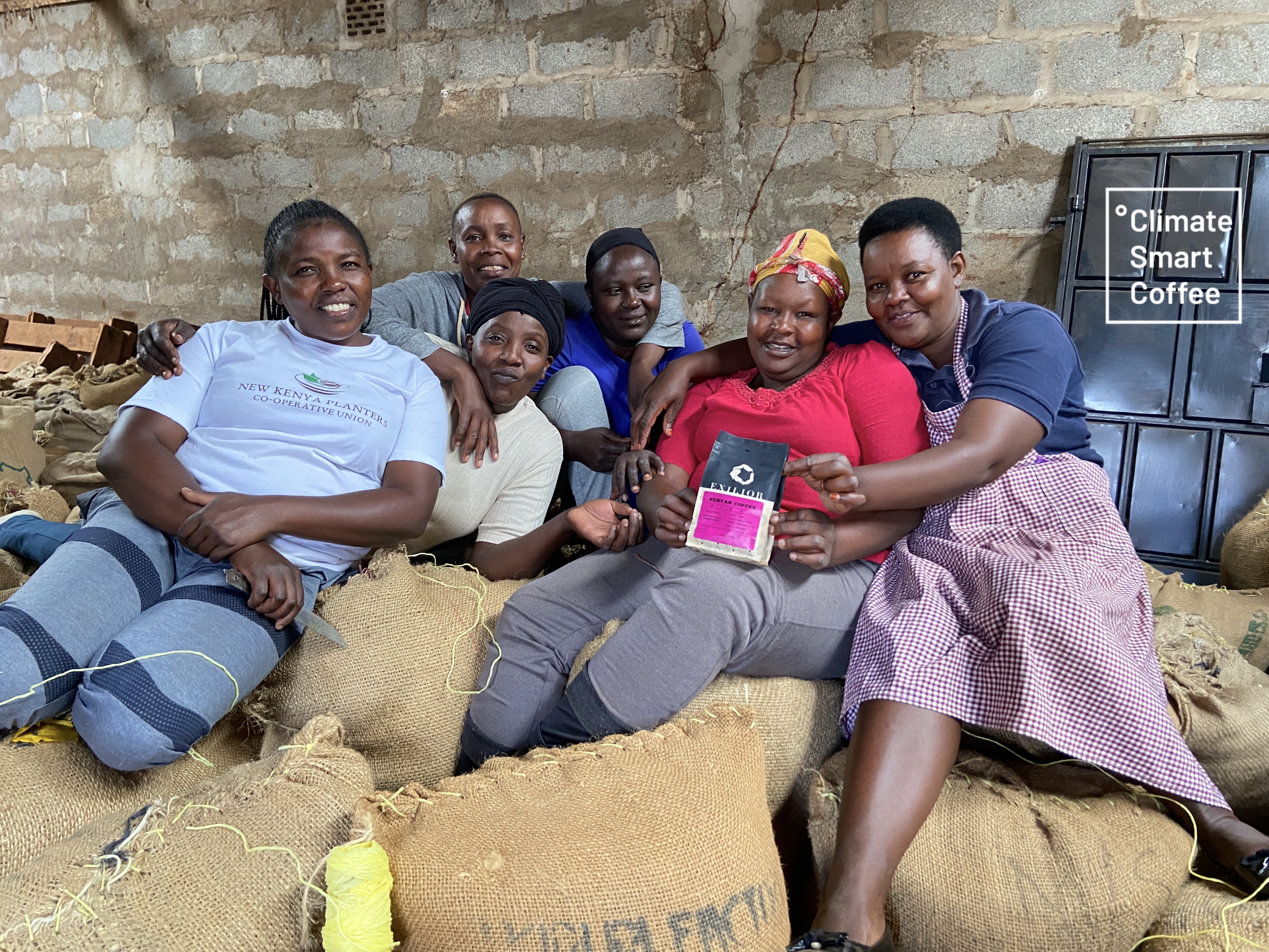 Farmers with Exilior Bag - Kenya